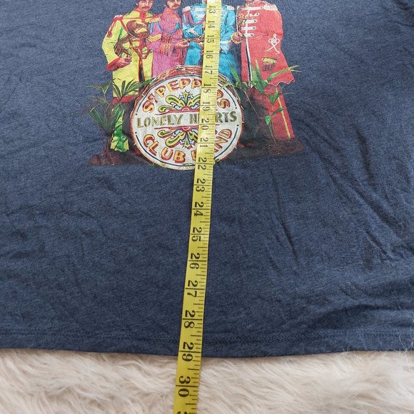 Port & Company Women's Dark Grey The Beatles Lonely Heart T-Shirt  3XL - Picture 5 of 8